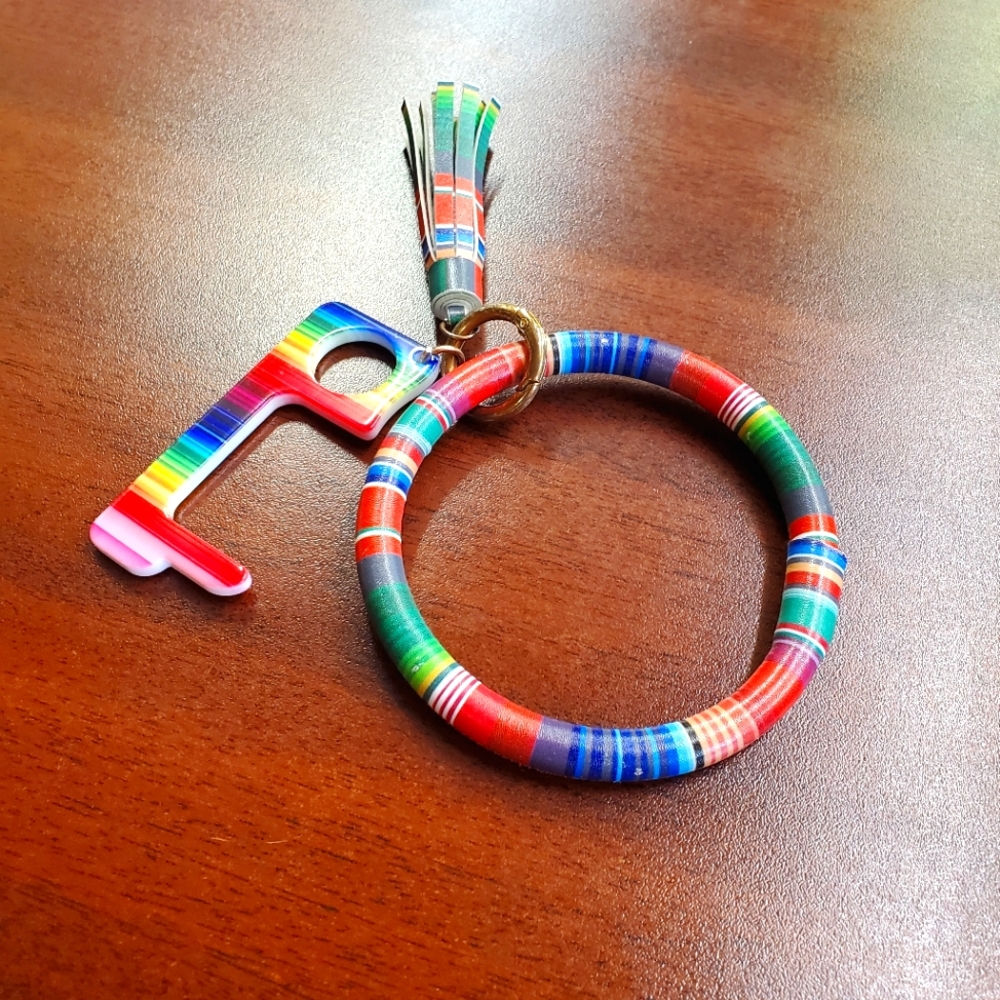 Serape Keychain Wristlet
